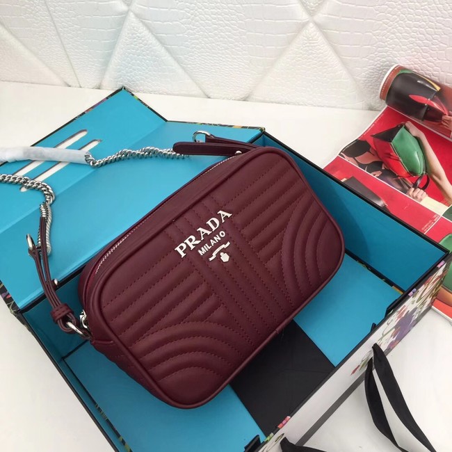 Prada Calf leather bag 183 fuchsia