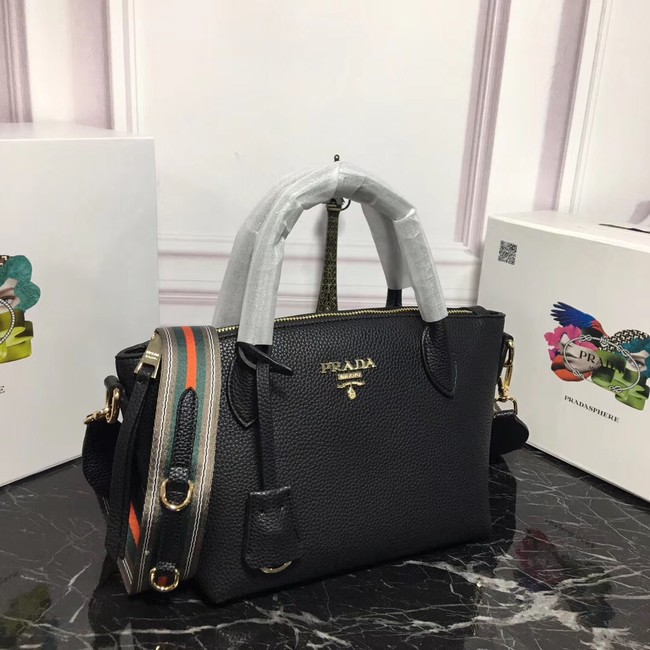 Prada Calf leather bag 1BA111 black