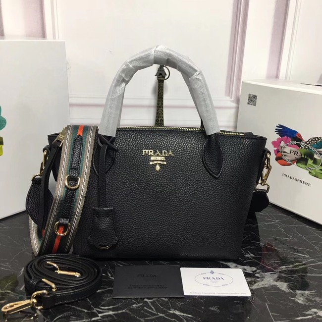 Prada Calf leather bag 1BA111 black