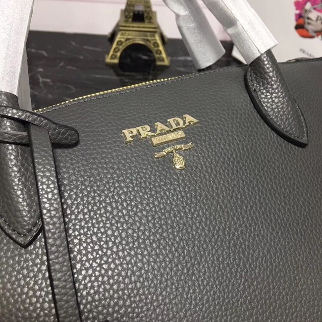 Prada Calf leather bag 1BA111 grey