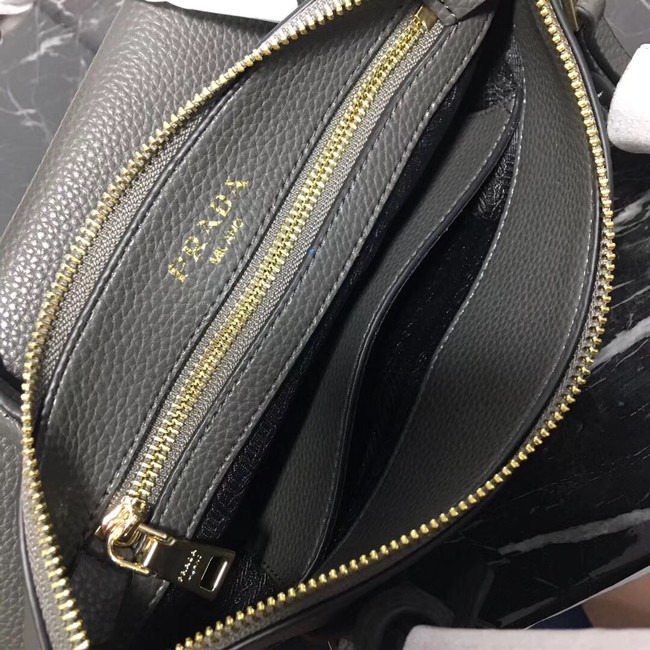 Prada Calf leather bag 1BA111 grey