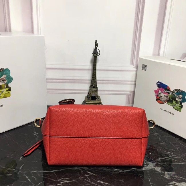 Prada Calf leather bag 1BA111 red