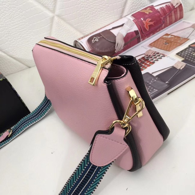 Prada leather shoulder bag 66136 pink