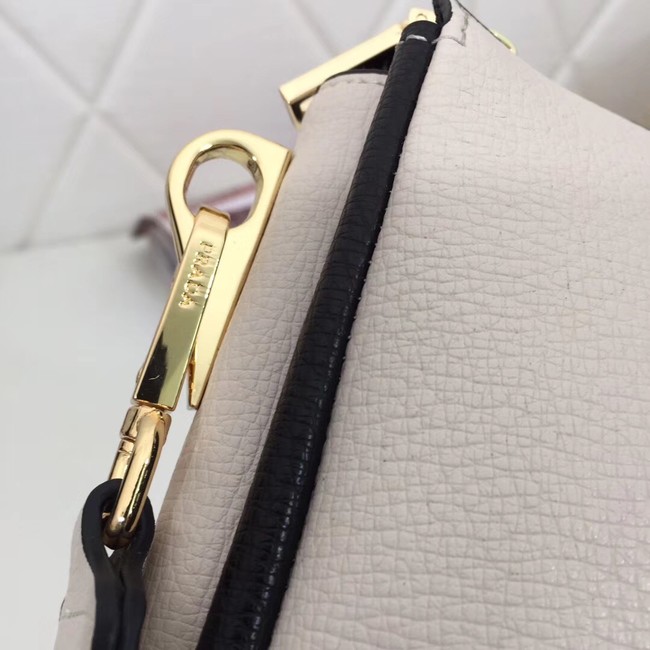 Prada leather shoulder bag 66136 white