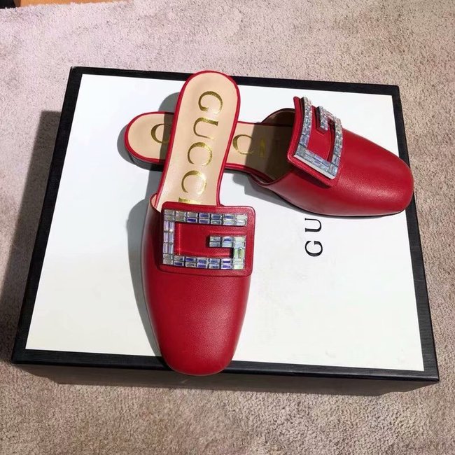 Gucci slide with crystal G GG1472BL-2