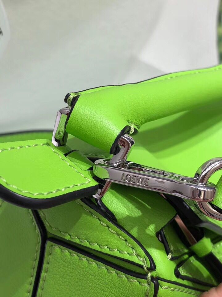Loewe Mini Puzzle Bag Original Leather B9125 Green