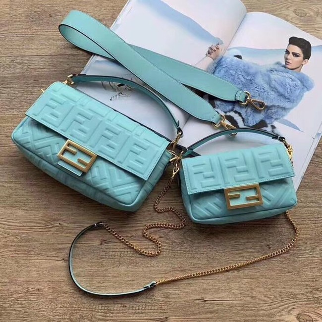 FENDI BAGUETTE Mini Shoulder Bag 8BS017 light blue