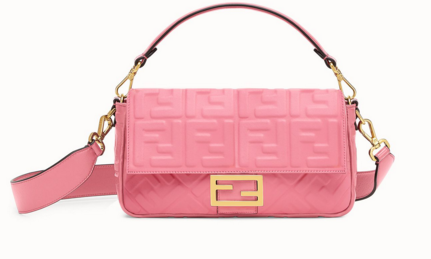 FENDI BAGUETTE Mini Shoulder Bag 8BS017 pink