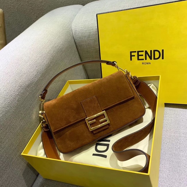 FENDI BAGUETTE Shoulder Bag 83013 brown