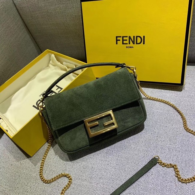 FENDI BAGUETTE Shoulder Bag 83013 green