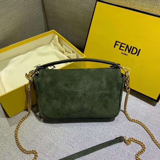 FENDI BAGUETTE Shoulder Bag 83013 green