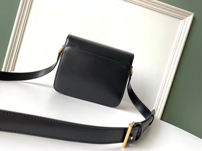 SAINT LAURENT leather shoulder bag 36966 black