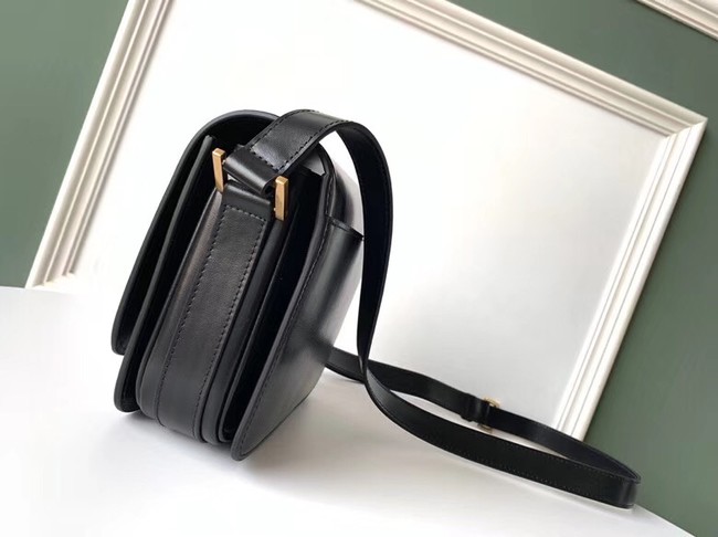 SAINT LAURENT leather shoulder bag 36966 black