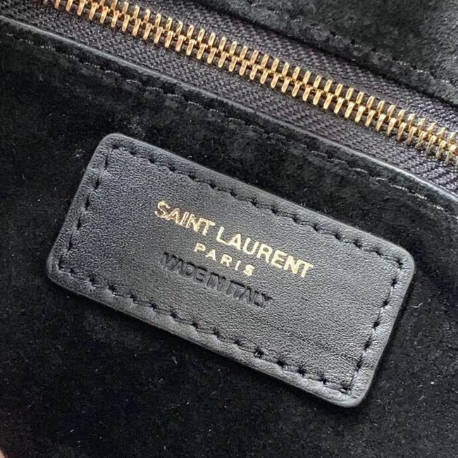 SAINT LAURENT leather shoulder bag 532750 black