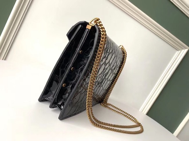 SAINT LAURENT leather shoulder bag 532750 black