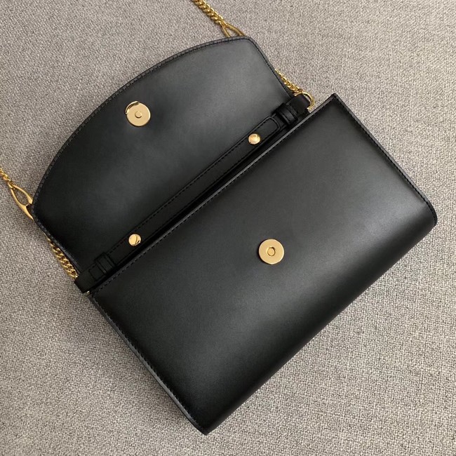 GUCCI Zumi small leather shoulder bag 572375 black