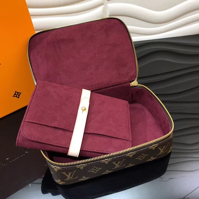 Louis Vuitton Original NICE JEWELRY CASE M43449 Bordeaux