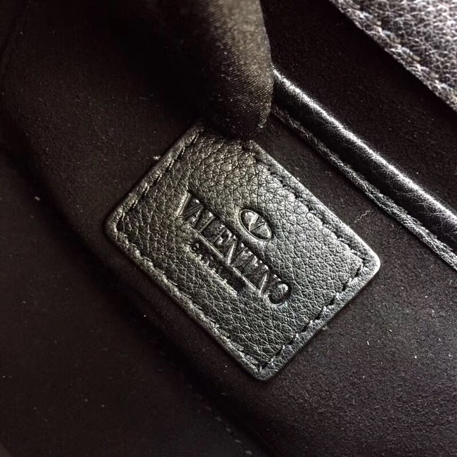 VALENTINO Rockstud leather messenger bag B50055 black