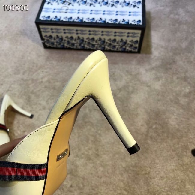 Gucci GG mid-heel pump with Double G GG1481BL-2 7cm height
