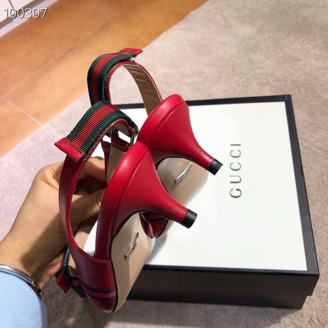 Gucci GG mid-heel pump with Double G GG1482BL-1