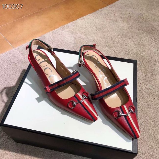 Gucci GG mid-heel pump with Double G GG1482BL-1