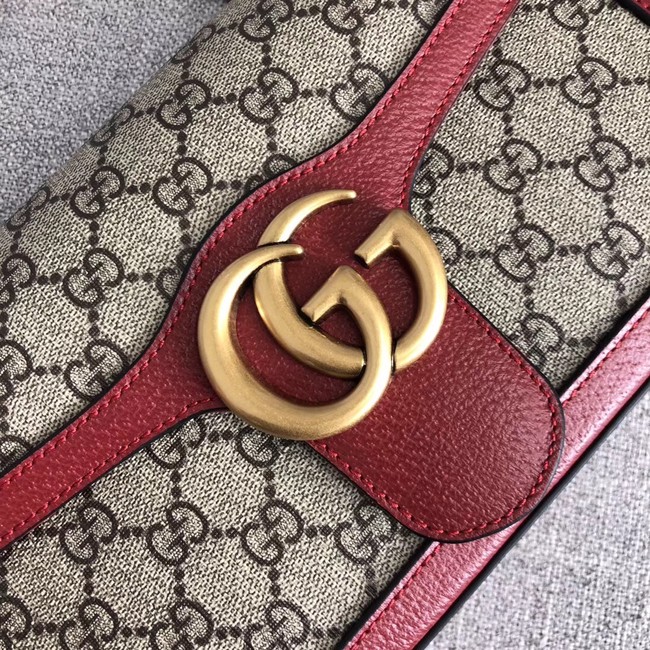 Gucci Ophidia GG Supreme small shoulder bag 443497 red