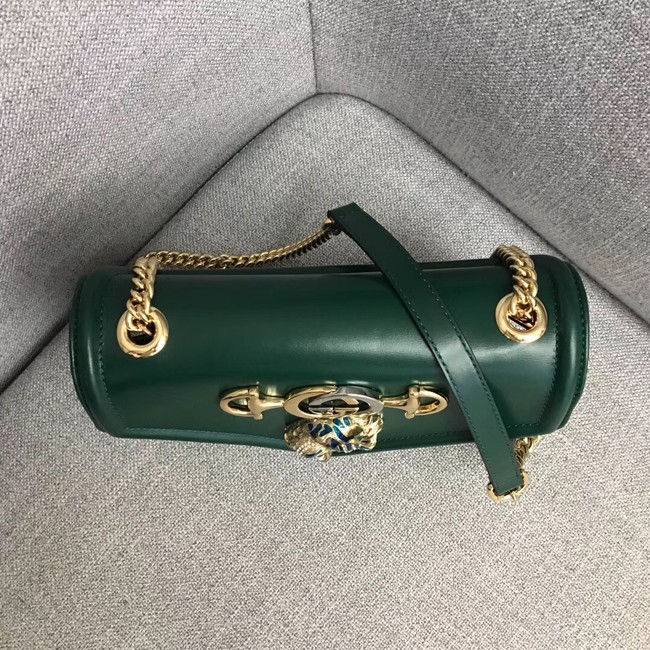 Gucci Rajah small shoulder bag 537243 Dark green