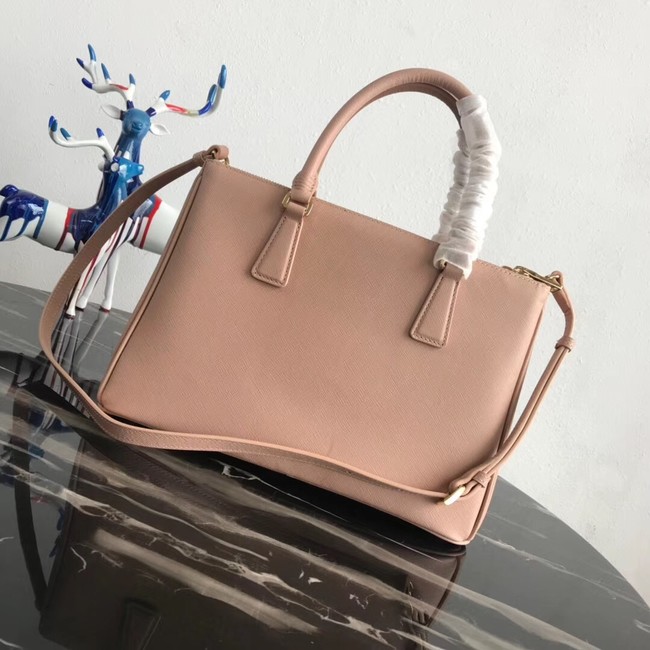 Prada Saffiano original Leather Tote Bag 1BA1801 Light Pink