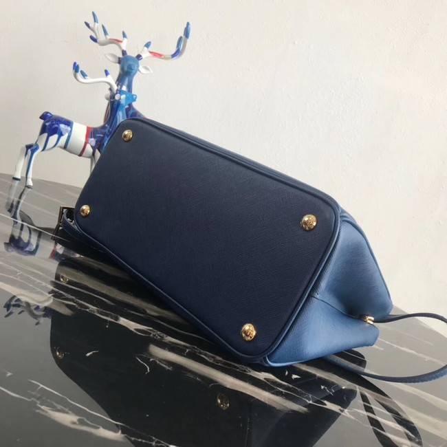 Prada Saffiano original Leather Tote Bag 1BA1801 blue