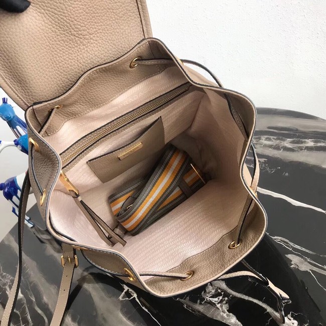 Prada original Leather backpack 1BZ035 apricot