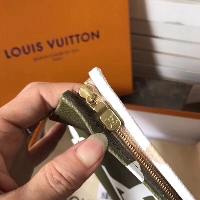 Louis Vuitton Monogram Pouch 26 m47542 Khaki