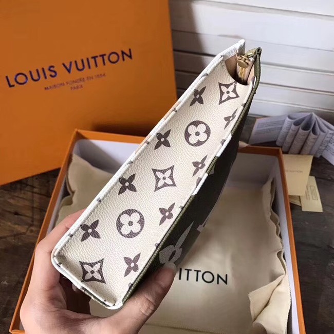 Louis Vuitton Monogram Pouch 26 m47542 Khaki