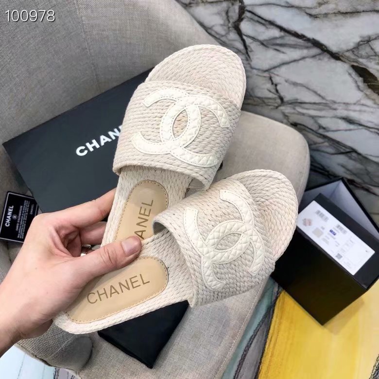 Chanel lady leather fashion Slipper CH2506XXC-4