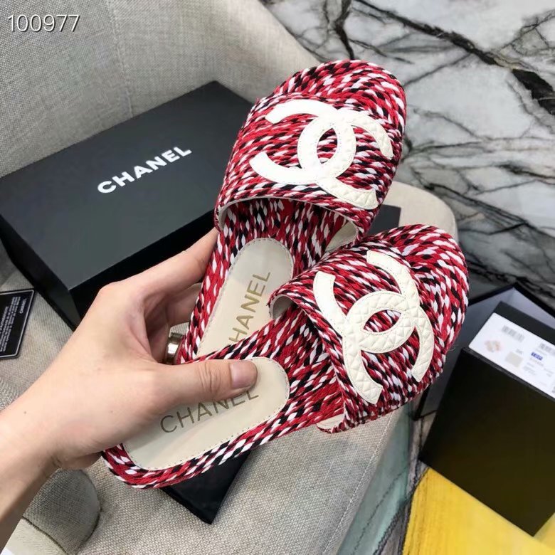 Chanel lady leather fashion Slipper CH2506XXC-5
