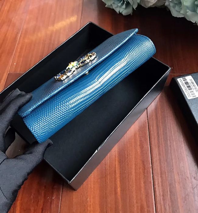Dolce & Gabbana Calfskin Tote Bags 1126 Blue