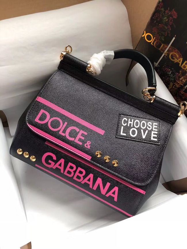 Dolce & Gabbana SICILY Bag Calfskin Leather 4136-12