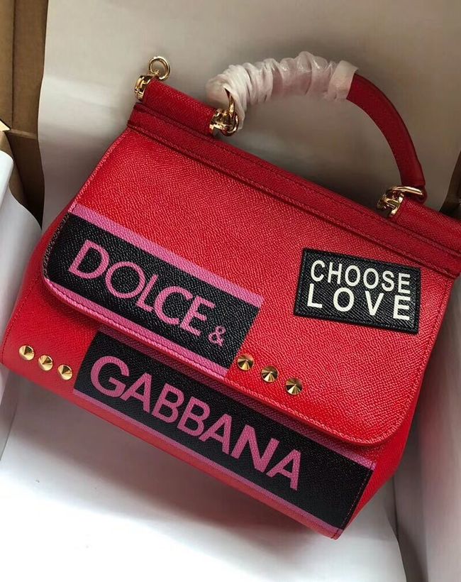 Dolce & Gabbana SICILY Bag Calfskin Leather 4136-17