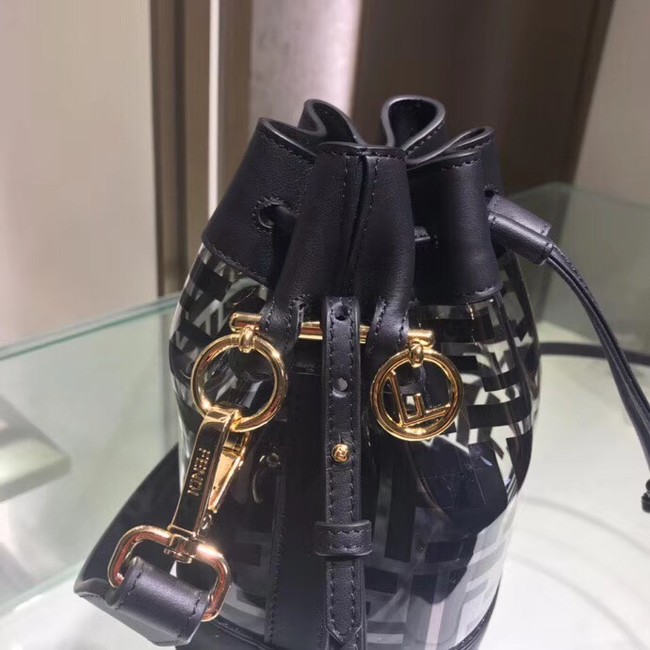Fendi MON TRESOR PU Mini Handbag 8BS010 black