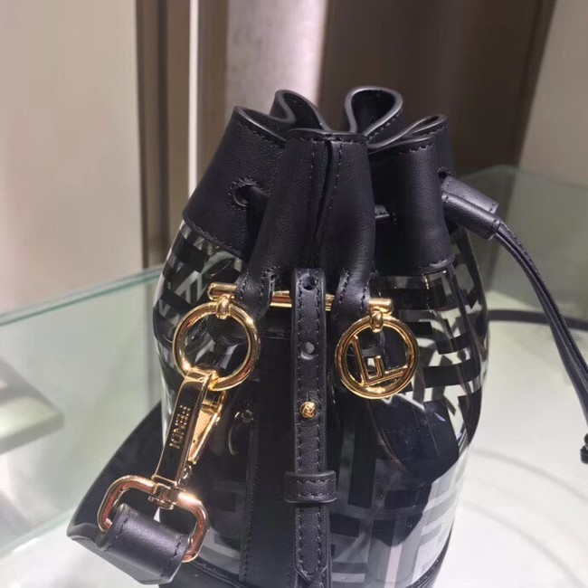Fendi MON TRESOR PU Mini Handbag 8BS010 black