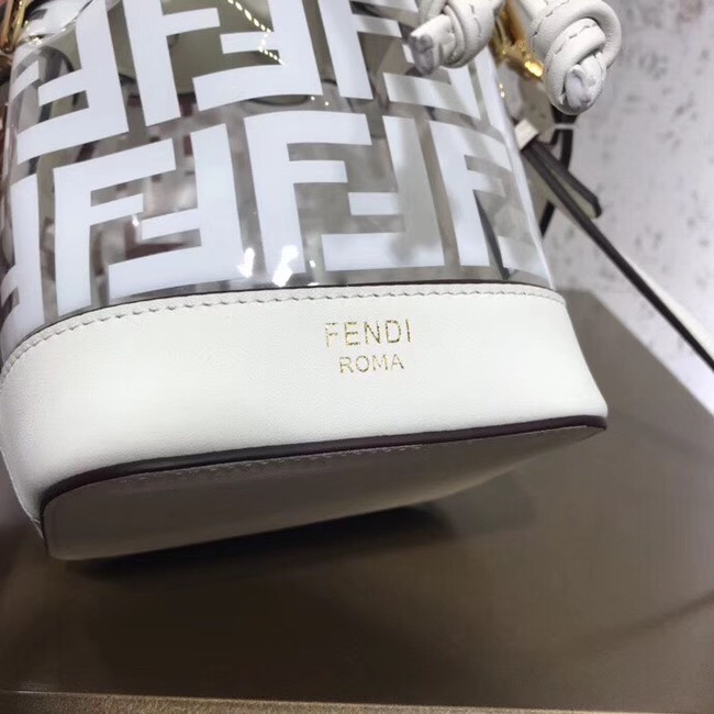 Fendi MON TRESOR PU Mini Handbag 8BS010 white