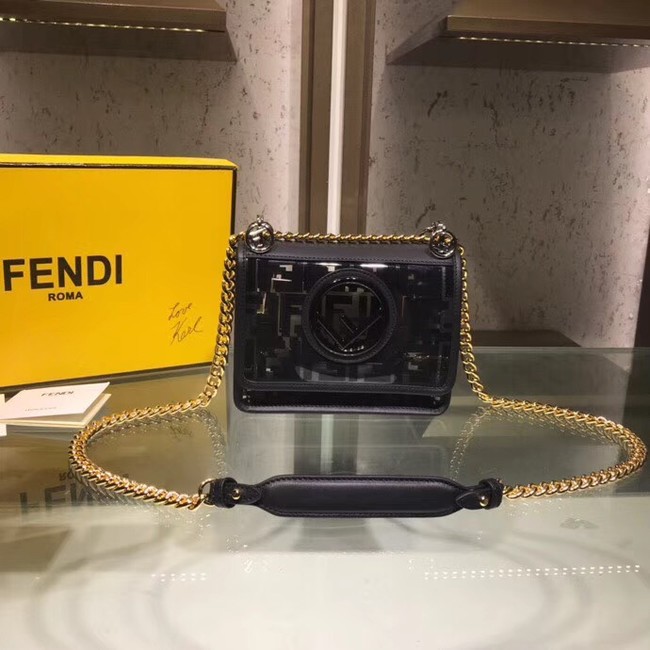 Fendi KAN I F SMALLPU tote bag 8BT286A7T black