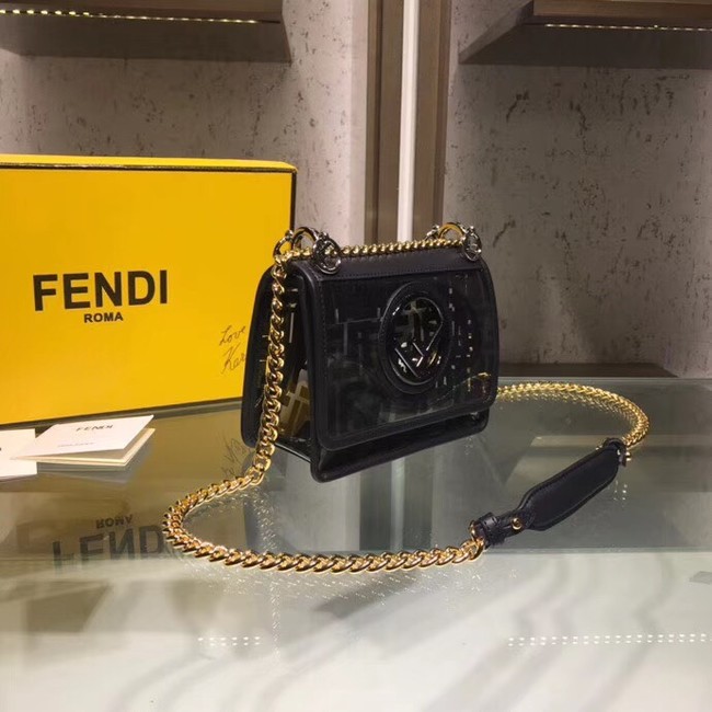 Fendi KAN I F SMALLPU tote bag 8BT286A7T black