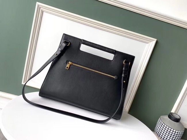 GIVENCHY Whip large leather shoulder bag 37101 black