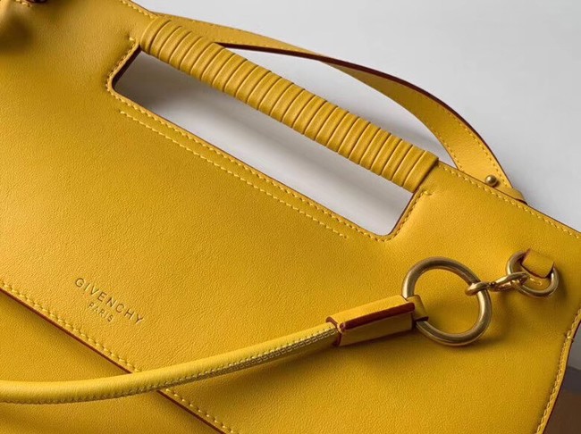 GIVENCHY Whip large leather shoulder bag 37101 yellow