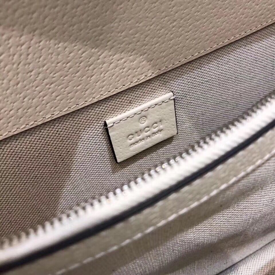 Gucci Dionysus Blooms Leather Shoulder Bag 400249 White