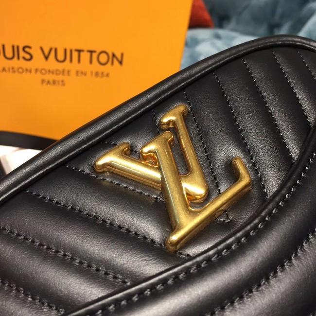 Louis Vuitton Original Leather NEW WAVE Camera Bag M53682 Black