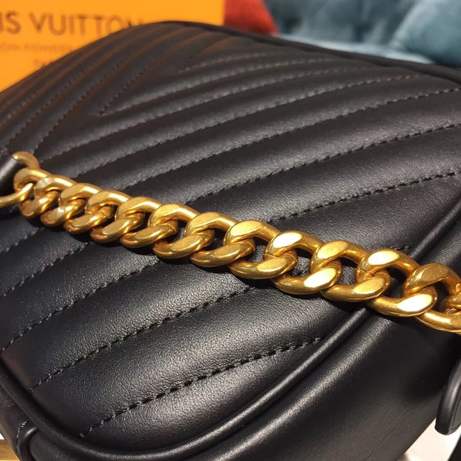 Louis Vuitton Original Leather NEW WAVE Camera Bag M53682 Black