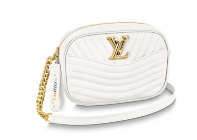 Louis vuitton original NEW WAVE Camera bag M53682 white