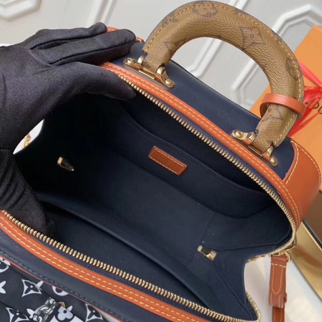 Louis Vuitton MINI LUGGAGE M53782 Navy Blue&Caramel