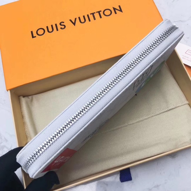 Louis vuitton Monogram ZIPPY M67824 white